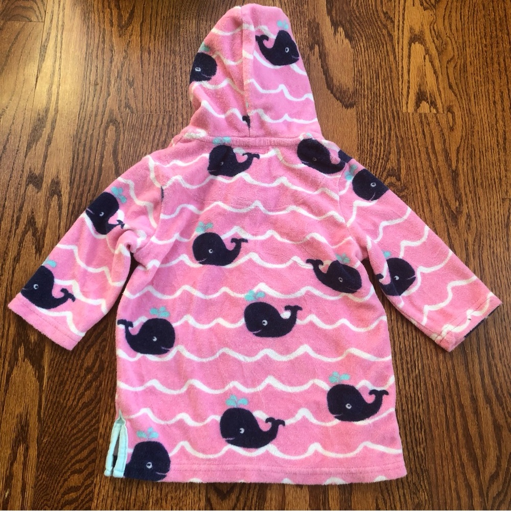Pottery Barn Kids Whale Beach Coverup 12-18 Months - Picture 5 of 7
